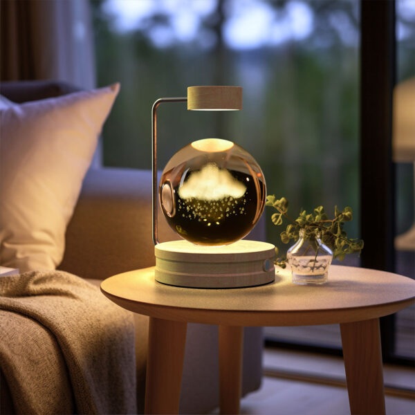 Cosmic Dinosaur Crystal Night Light – USB Rechargeable Bedside Lamp - Image 9