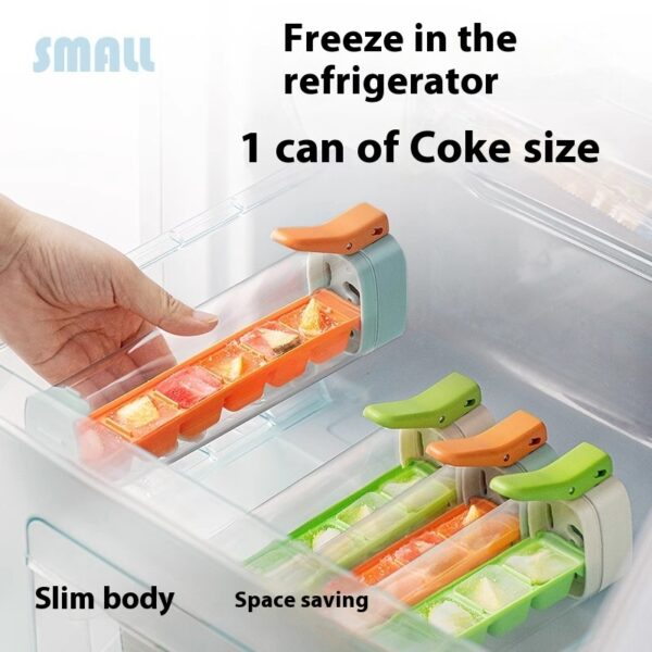 Ice Cube Mold with One-Touch Release and Storage Box – Food Grade Ice Maker - Image 10
