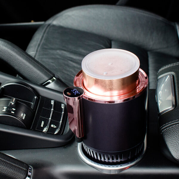 Smart Car Cup Holder – Heating & Cooling with Temperature Control - Image 5
