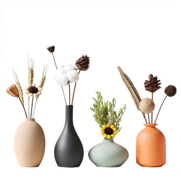 Ceramic Vase Living Room TV Cabinet Flower Stand - Image 4