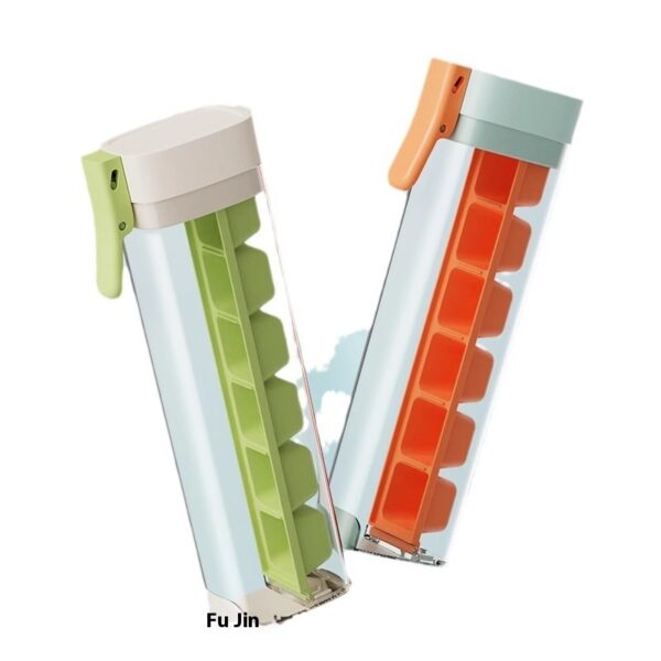 Ice Cube Mold with One-Touch Release and Storage Box – Food Grade Ice Maker - Image 2