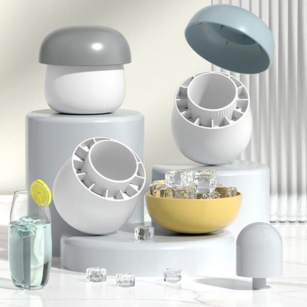 Silicone Mushroom Ice Block Mold – Easy Demolding Ice Maker for Homemade Ice