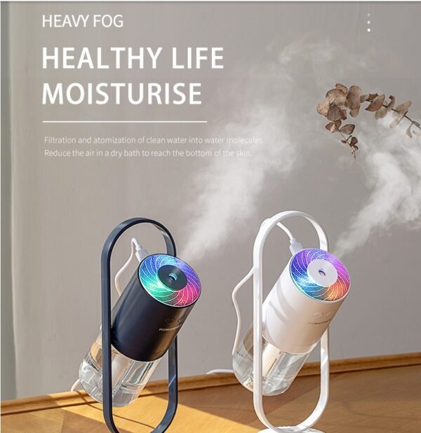 Magic Shadow USB Air Humidifier with Night Light Projection Mini Ultrasonic Mist Maker