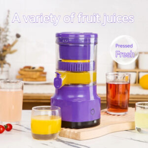 Electric USB Rechargeable Citrus Juicer – Portable Orange & Lemon Squeezer