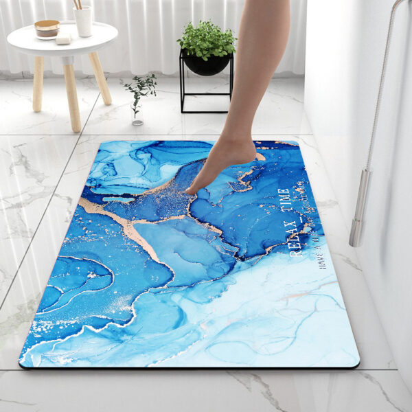 Super Absorbent Anti-Slip Diatom Mud Bathroom Mat - Image 4