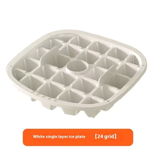 Press-Type Portable Ice Tray with Large Capacity Ice Bucket – 48 Extra-Large Cubes, Food-Grade Plastic - Image 5
