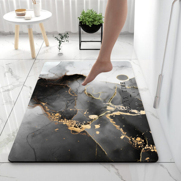 Super Absorbent Anti-Slip Diatom Mud Bathroom Mat - Image 3
