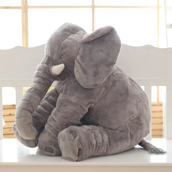 Soft Comfort Elephant Plush Toy Pillow – Ideal for Sleeping Baby and Child - Image 4