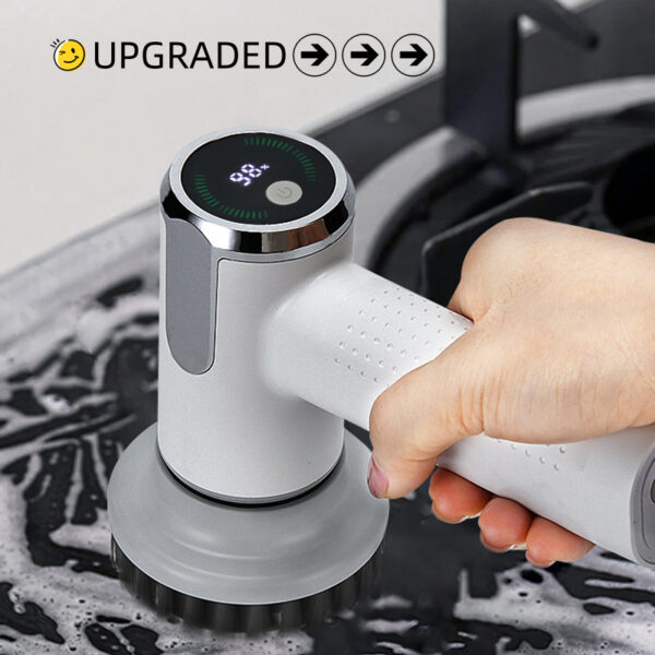 Wireless Electric Cleaning Brush with Smart Display