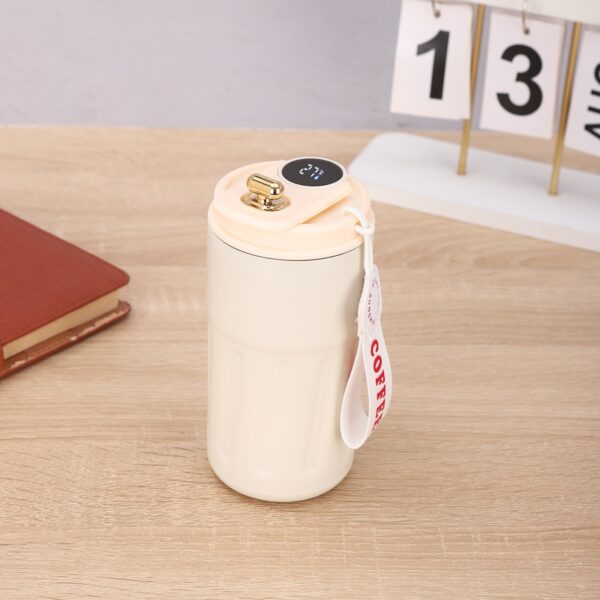 Smart Digital Thermal Bottle 450ml Stainless Steel Portable Coffee Mug - Image 5