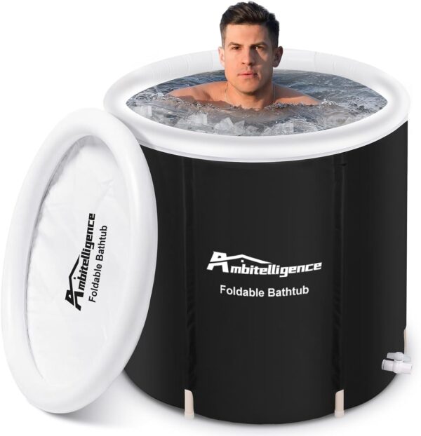 Portable Foldable Ice Bath Tub for Recovery and Therapy