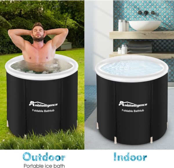 Portable Foldable Ice Bath Tub for Recovery and Therapy - Image 2