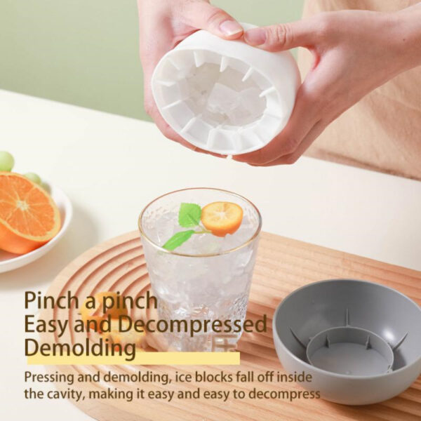 Silicone Mushroom Ice Block Mold – Easy Demolding Ice Maker for Homemade Ice - Image 2