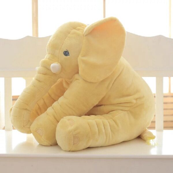 Soft Comfort Elephant Plush Toy Pillow – Ideal for Sleeping Baby and Child - Image 3