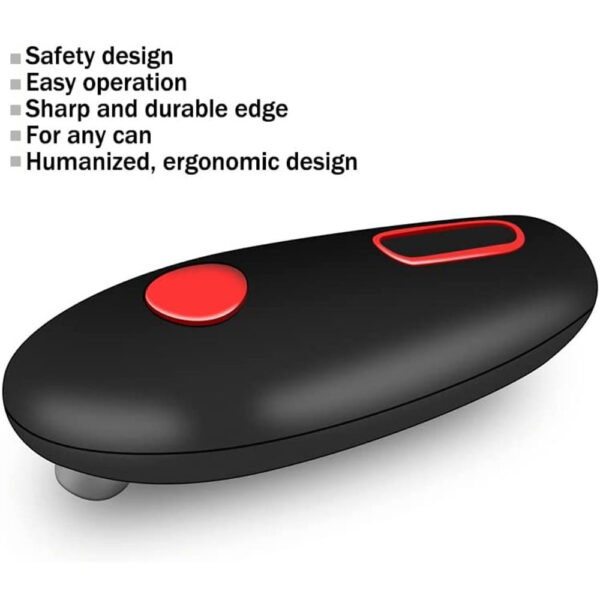 Electric One-Touch Can Opener Portable Kitchen Tool - Image 3