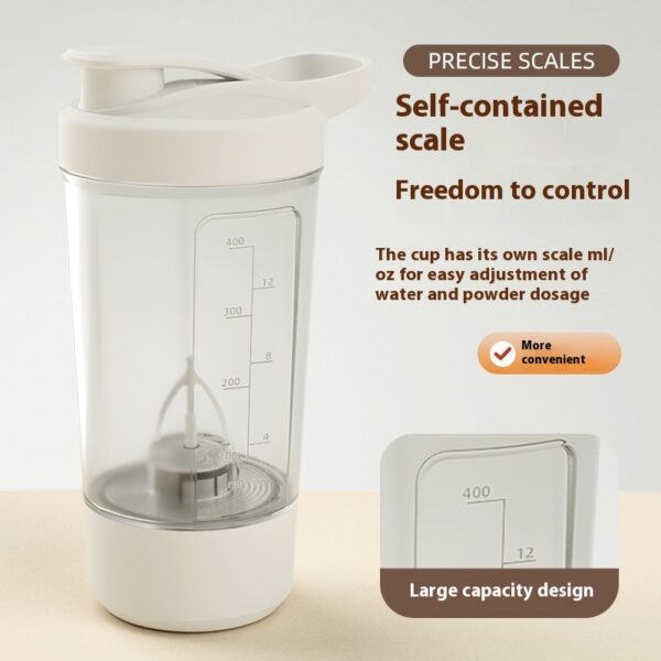 400ML Electric Protein Powder Shaker Bottle 1200mAh - Image 4