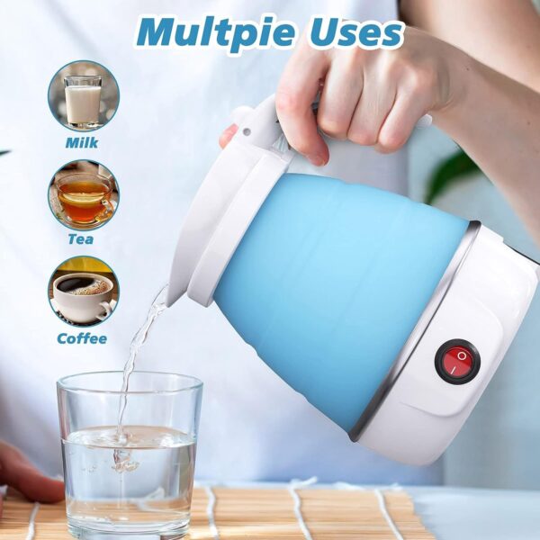 Foldable Travel Electric Kettle – Compact, Fast-Boiling, Silicone, 600ml - Image 7