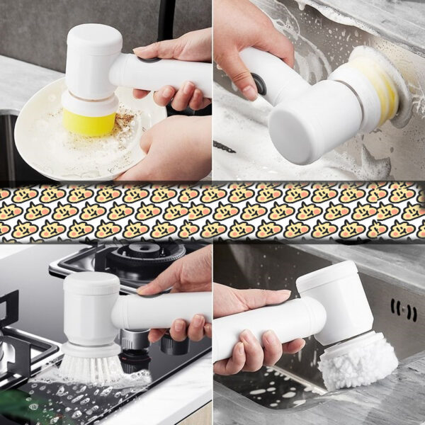 Electric Scrubber Brush – Rechargeable Dishwashing & Kitchen Cleaner - Image 8