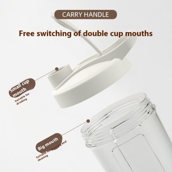 400ML Electric Protein Powder Shaker Bottle 1200mAh - Image 6