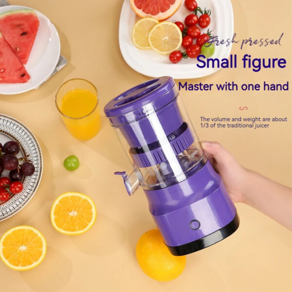 Electric USB Rechargeable Citrus Juicer – Portable Orange & Lemon Squeezer - Image 4