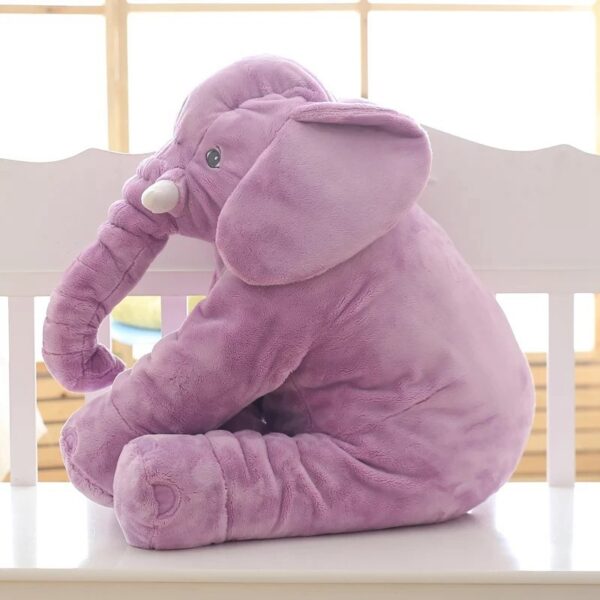 Soft Comfort Elephant Plush Toy Pillow – Ideal for Sleeping Baby and Child - Image 2