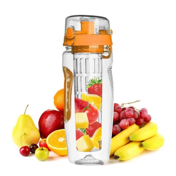 32oz BPA-Free Fruit Infuser Water Bottle Leakproof Sport Juice Shaker - Image 10