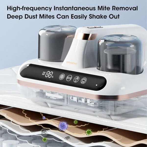 Cordless Mattress Vacuum Mite Remover Cleaner - Image 5