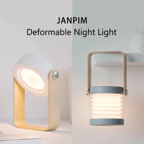 Foldable LED Night Light – Touch Dimmable & USB Rechargeable - Image 8