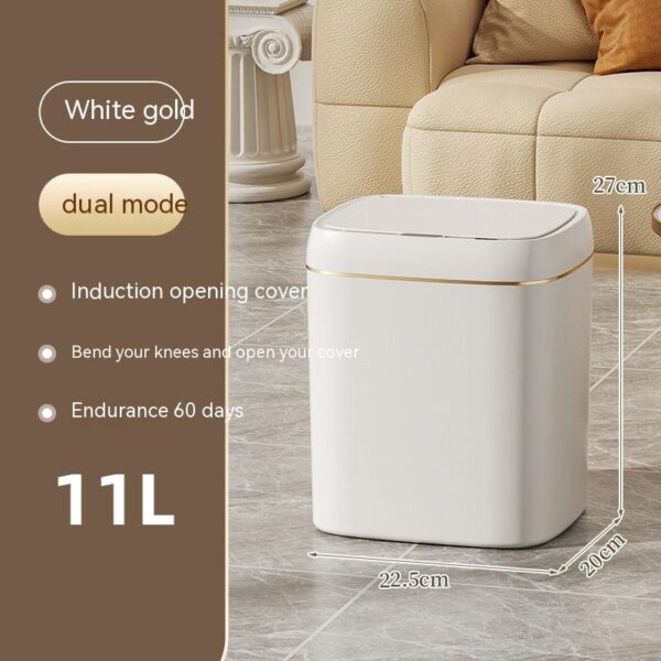 Smart Touchless Trash Can – Auto-Open, UV Sterilize, Waterproof - Image 8