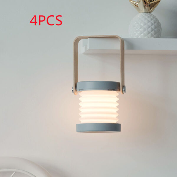 Foldable LED Night Light – Touch Dimmable & USB Rechargeable - Image 4
