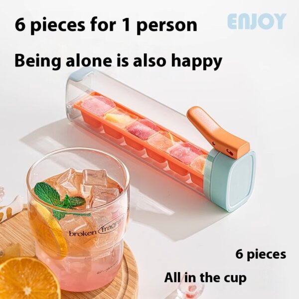 Ice Cube Mold with One-Touch Release and Storage Box – Food Grade Ice Maker - Image 7
