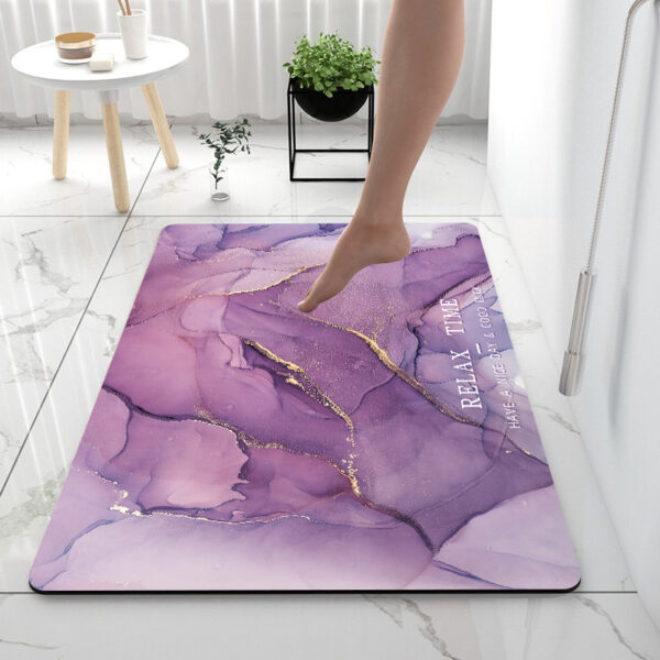 Super Absorbent Anti-Slip Diatom Mud Bathroom Mat - Image 9