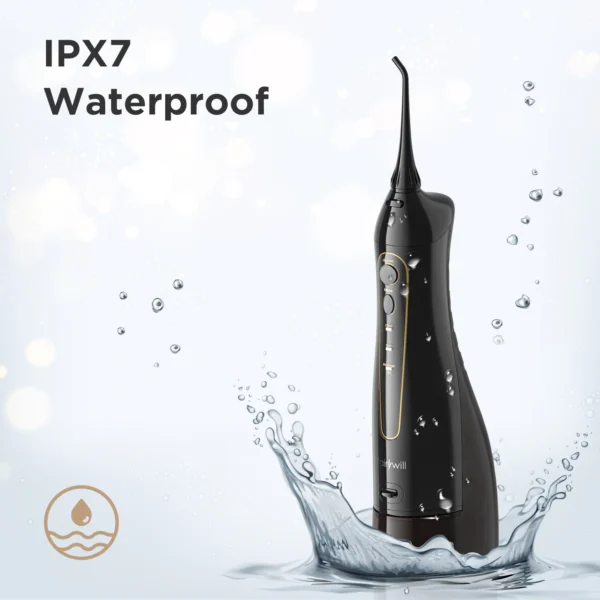 Cordless Oral Irrigator & Electric Toothbrush by Fairywill – IPX7, USB, Portable - Image 15