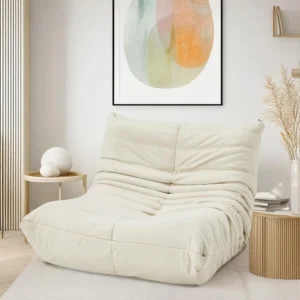 Luxury Faux Leather Bean Bag Chair – Togo Sofa for Adults & Kids